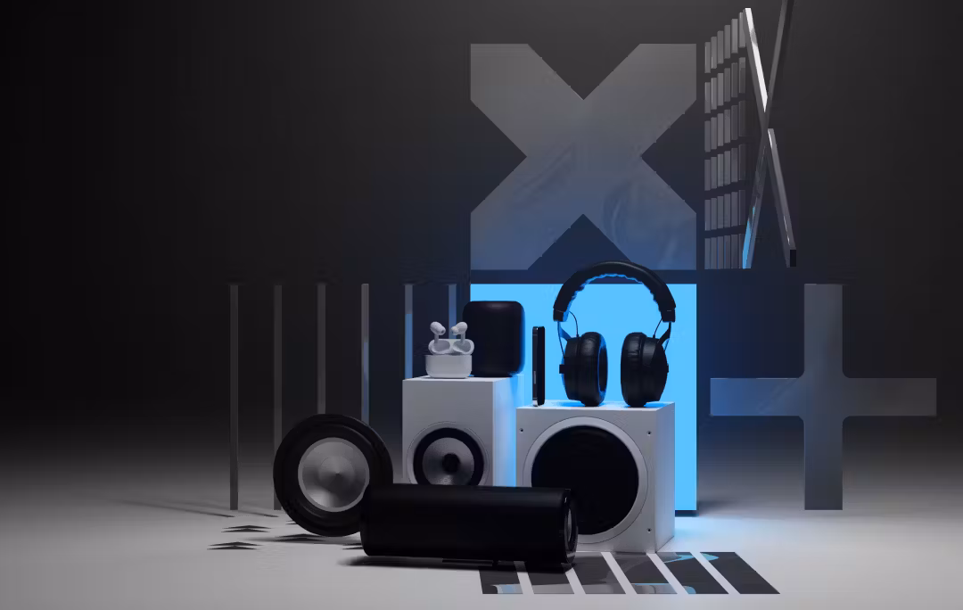 Frequency response graph visualizing Sonarworks technology performance curve, showing precise sound calibration accuracy and tonal balance improvements across the audio spectrum.