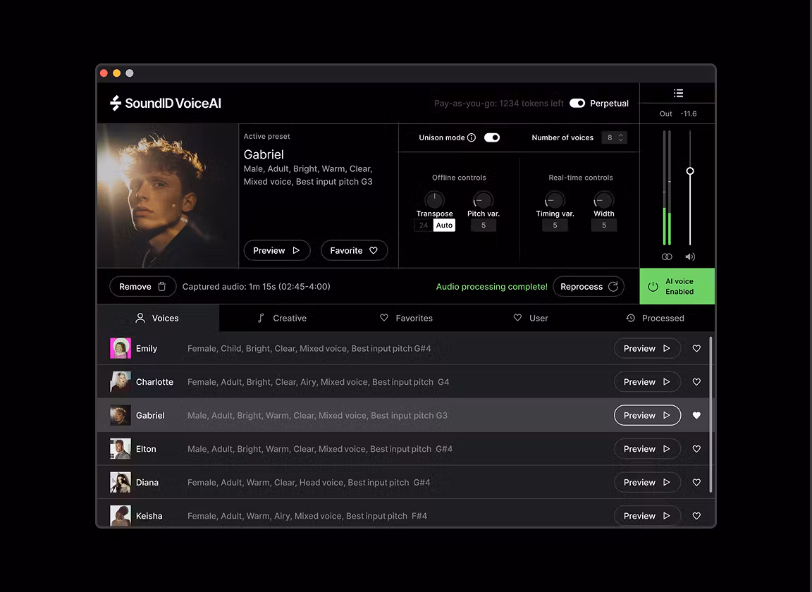 Soundid Voiceai Daw Plugin Gabriel