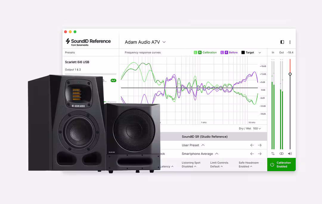 Adam Audio A7v Sub Pro Soundid Reference Calibration Mobile