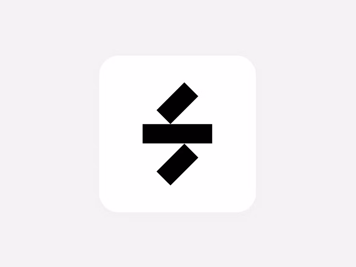 Black SoundID Reference logo mark—two angled bars around a horizontal line—centered on a white rounded square background.