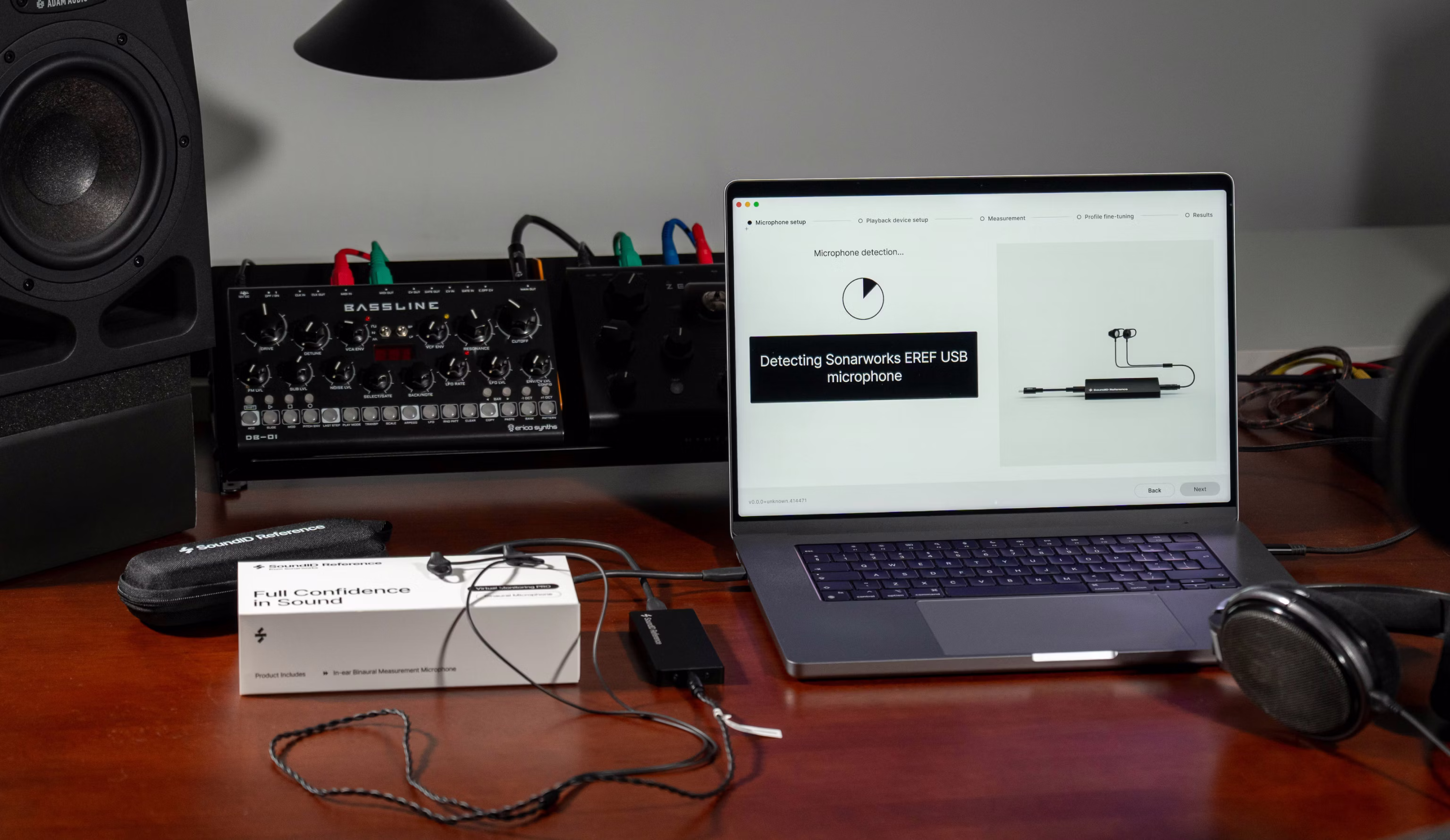 Sonarworks Eref Usb Microphone Setup Laptop Detection